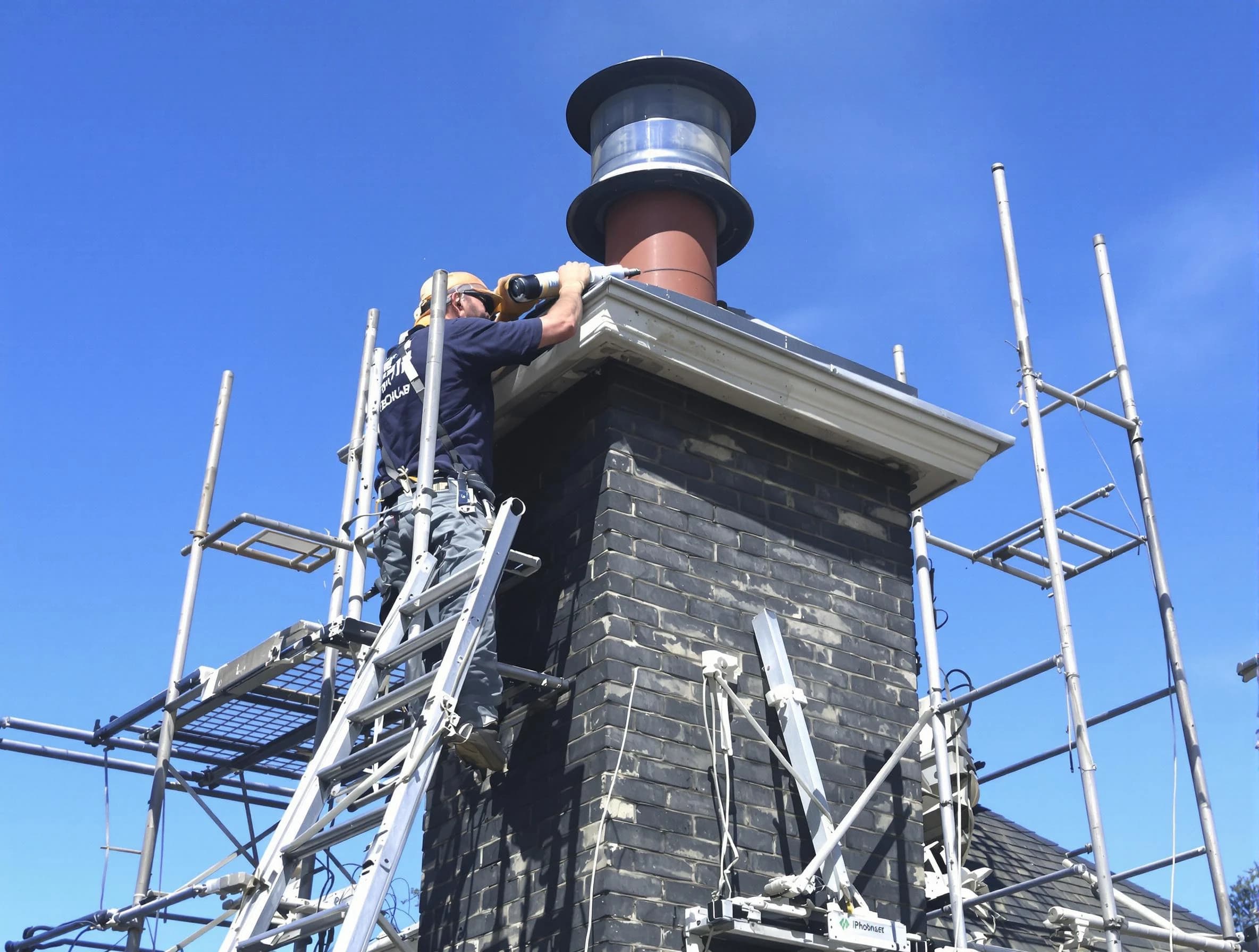 Sturdy chimney crown finished by Nichols Hills Chimney Sweep in Nichols Hills, OK