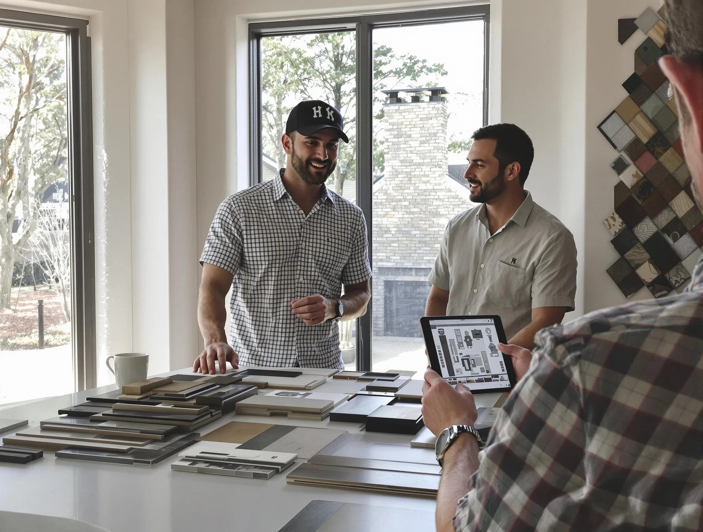 Nichols Hills Chimney Sweep remodeling a chimney and fireplace in Nichols Hills, OK