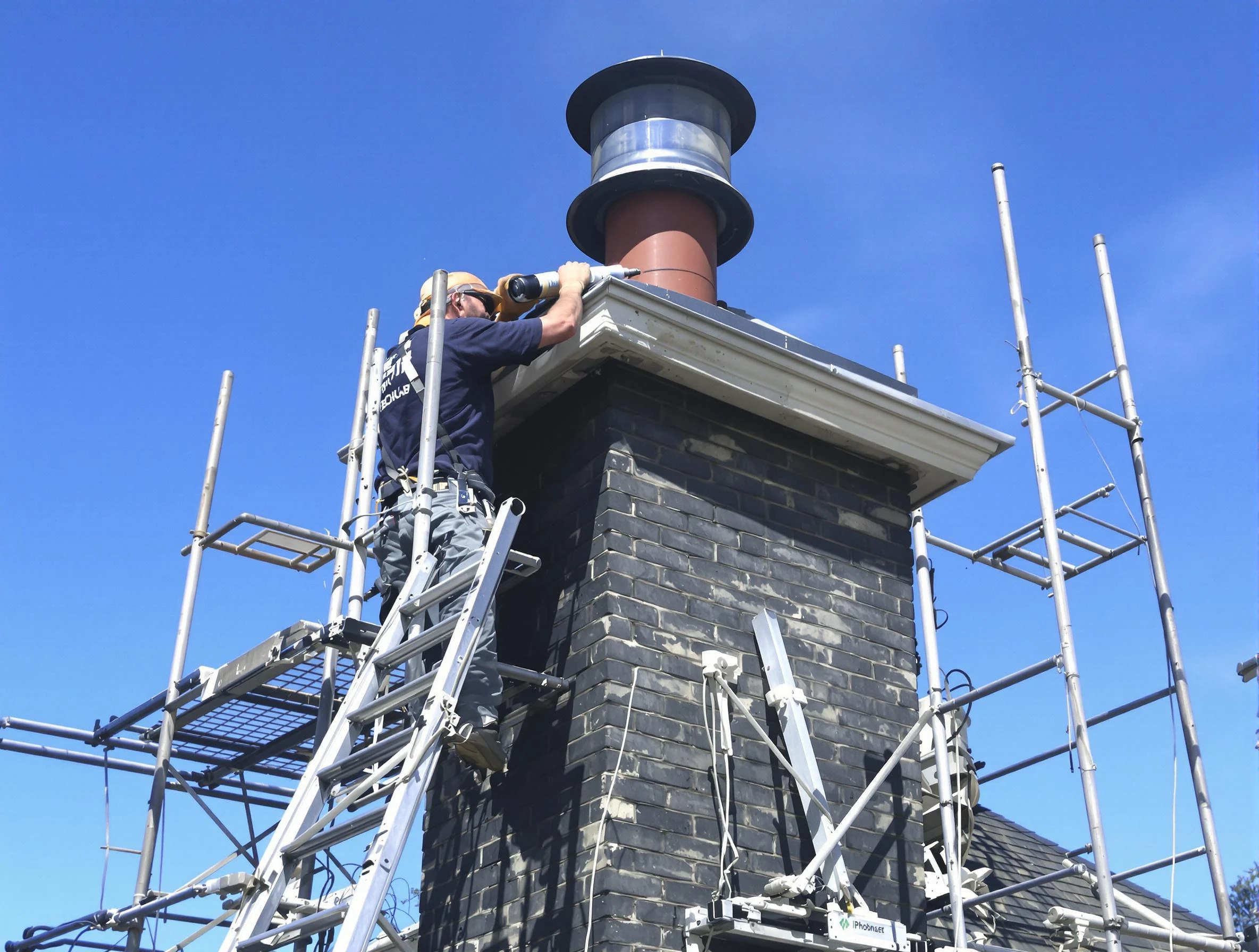 Sturdy chimney crown finished by Nichols Hills Chimney Sweep in Nichols Hills, OK
